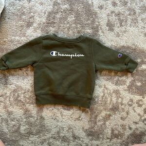Champion olive green sweater